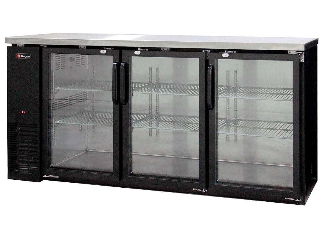 Commercial Back Bar Cooler with Three Glass Doors-Wine Coolers-The Wine Cooler Club