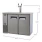 49" Wide Dual Tap All Stainless Steel Commercial Kegerator-Kegerators-The Wine Cooler Club