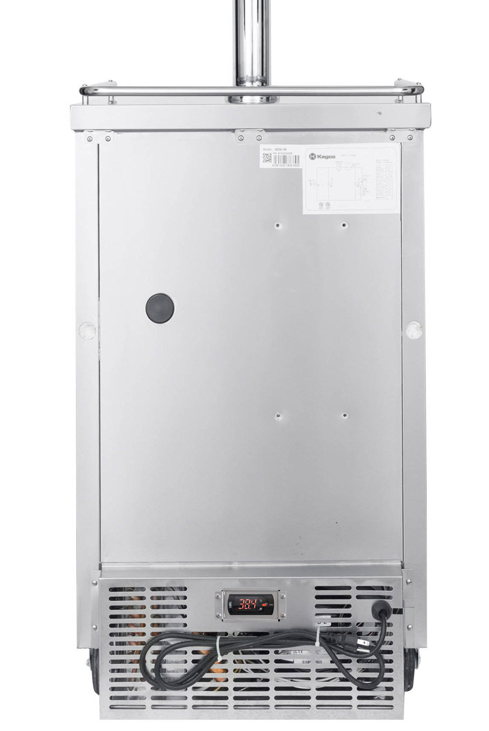 24" Wide Single Tap All Stainless Steel Commercial Kegerator-Kegerators-The Wine Cooler Club