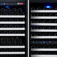 47" Wide FlexCount II Tru-Vino 349 Bottle Three Zone Stainless Steel Side-by-Side Wine Refrigerator - BF 3Z-VSWR7772-S20-Wine Coolers-The Wine Cooler Club