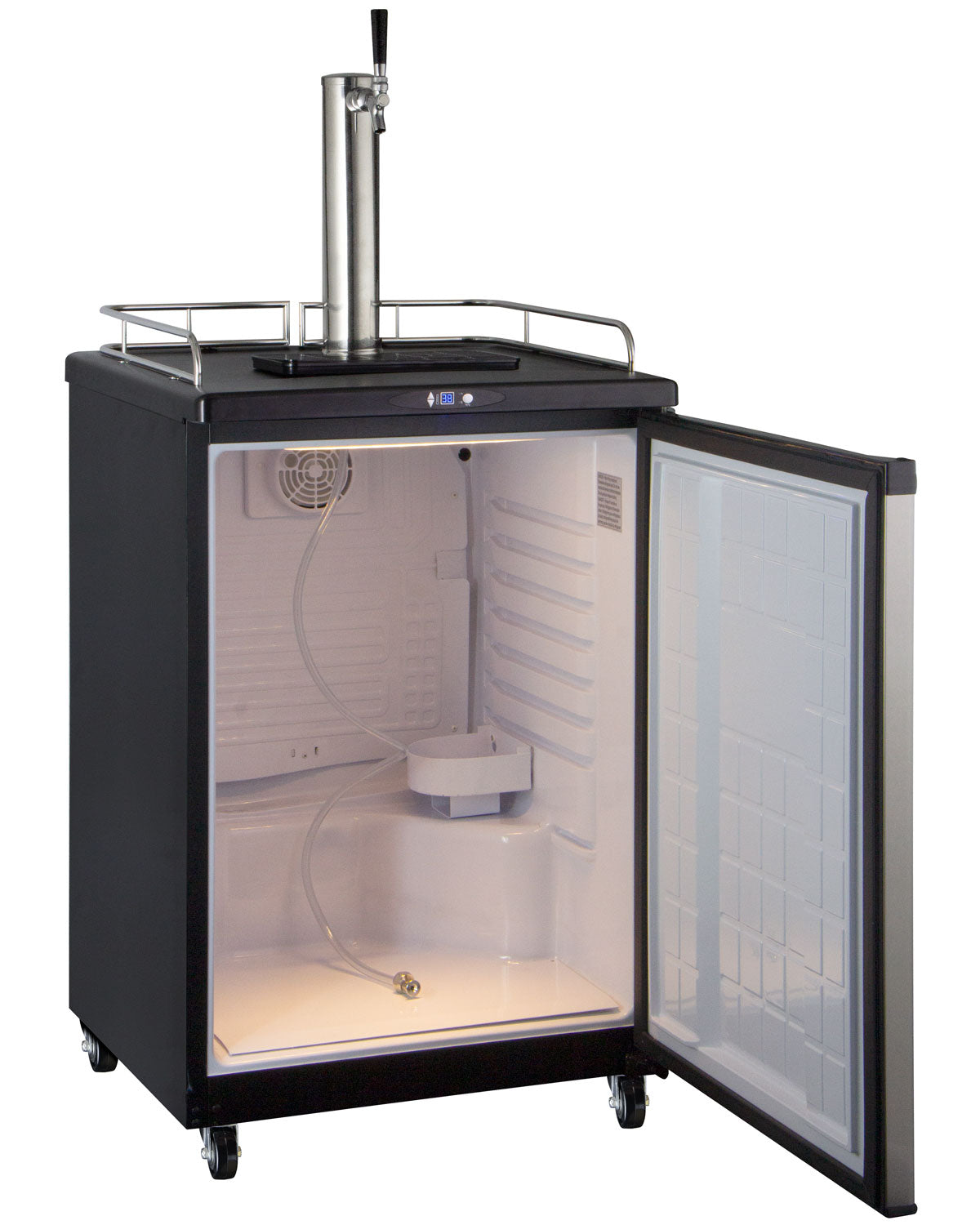 24" Wide Cold Brew Coffee Single Tap Stainless Steel Commercial/Residential Kegerator-Kegerators-The Wine Cooler Club