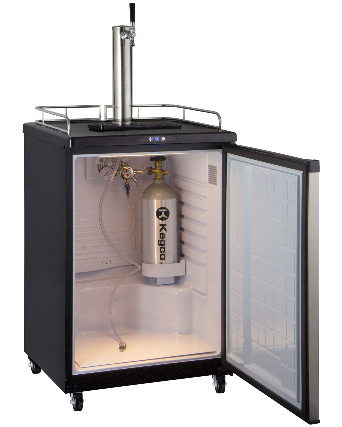 24" Wide Cold Brew Coffee Single Tap Stainless Steel Commercial/Residential Kegerator-Kegerators-The Wine Cooler Club