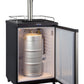 24" Wide Cold Brew Coffee Single Tap Stainless Steel Commercial/Residential Kegerator-Kegerators-The Wine Cooler Club