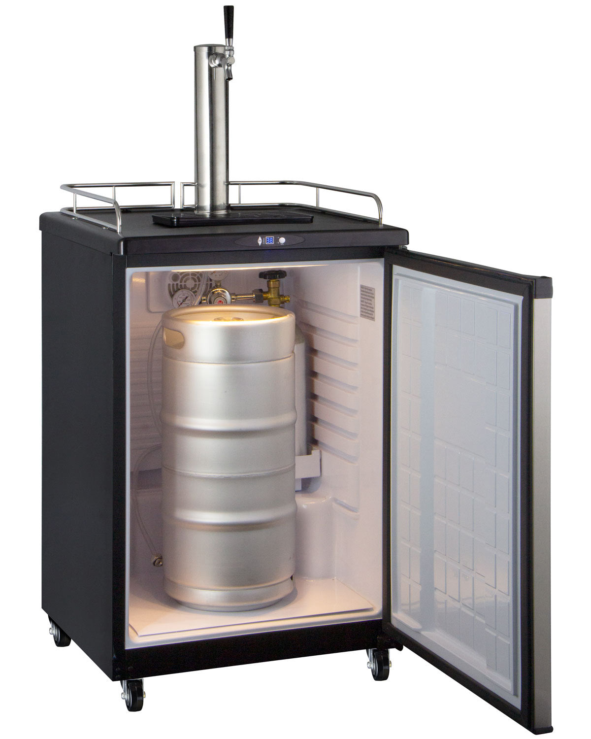 24" Wide Cold Brew Coffee Single Tap Stainless Steel Commercial/Residential Kegerator-Kegerators-The Wine Cooler Club