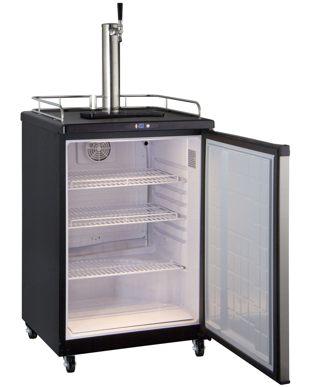 24" Wide Cold Brew Coffee Single Tap Stainless Steel Commercial/Residential Kegerator-Kegerators-The Wine Cooler Club