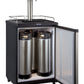 24" Wide Homebrew Dual Tap Stainless Steel Commercial/Residential Kegerator-Kegerators-The Wine Cooler Club