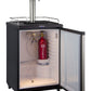 24" Wide Homebrew Dual Tap Stainless Steel Commercial/Residential Kegerator-Kegerators-The Wine Cooler Club