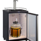 24" Wide Homebrew Triple Tap Stainless Steel Commercial/Residential Kegerator-Kegerators-The Wine Cooler Club