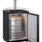 24" Wide Cold Brew Coffee Dual Tap Black Commercial/Residential Kegerator-Kegerators-The Wine Cooler Club