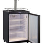 24" Wide Cold Brew Coffee Dual Tap Black Commercial/Residential Kegerator-Kegerators-The Wine Cooler Club